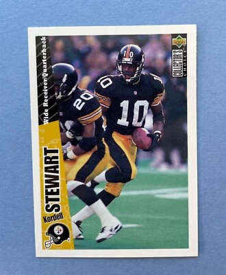 1996 Upper Deck Collectors Choice Football Kordell Stewart #161 Steelers - Image 1 of 2