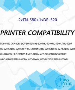 Ricambio cartuccia toner per Brother TN-580 - Foto 1 di 7