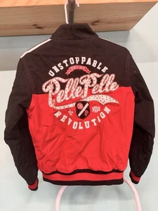 Pelle Pelle Unstoppable Revolution Rhinestone Red/Black Womens Small - Picture 1 of 12
