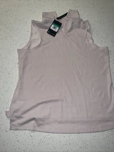 $70 NIKE GOLF DRY TECH SLEEVELESS GOLF TOP CK5826-699 PINK WOMEN'S SIZE XL NWT - Picture 1 of 6