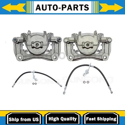 Pinza de freno delantera con mangueras lado conductor pasajero se adapta a Kia Sorento 2,4 L 3,3 L Foto 1 de 4