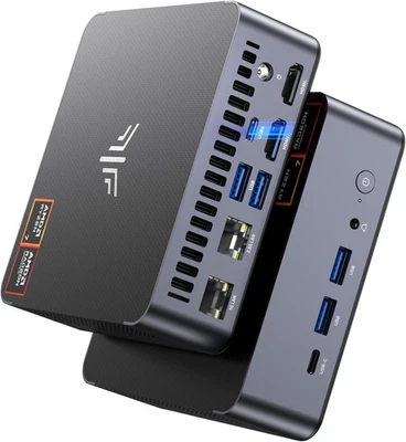 NIPOGI AM21 MINI PC AMD Ryzen 7 8745HS (8C/16T,up to 4.90GHz) 32GB DDR5 1TB SSD