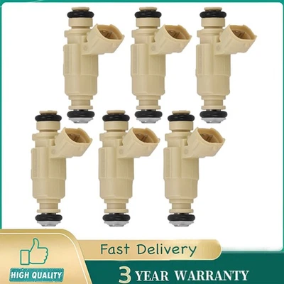 Inyector de combustible 6 piezas para Hyundai Elantra 2002-2007 Kia Sportage 2005-2010 2,0 L L L4 Foto 1 de 4