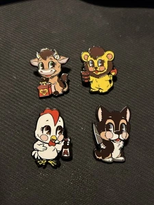Funko POP! Villainous Valentines Enamel Pin Set of 4 Cow, Lion, Chicken & Dog! - Picture 1 of 6