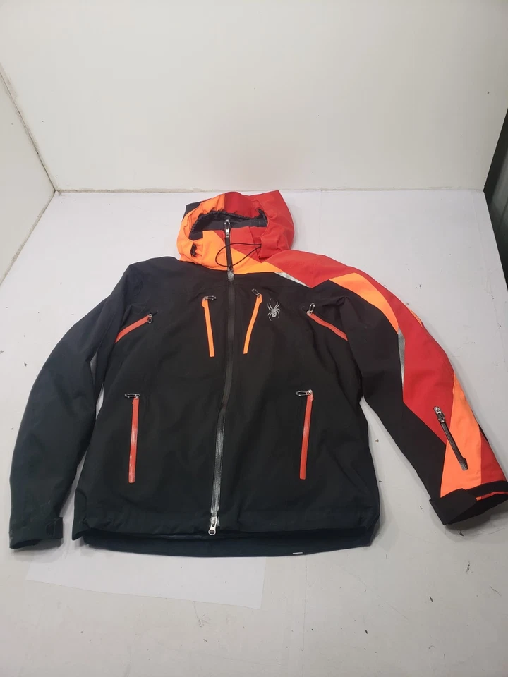 Chaqueta Spyder Para Hombres Bromont Naranja/Rojo y Negro Esquí Aislado EXO Escudo Talla M Foto 1 de 4
