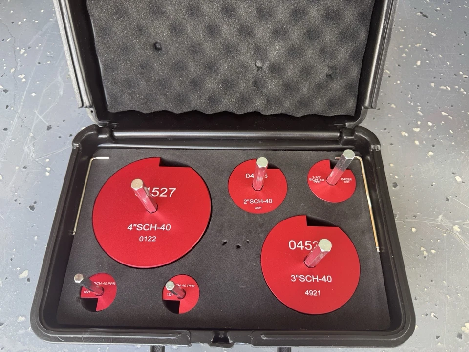 04529 for PPRK6 Plastic Pipe Fitting Reamer 6 Piece Kit for 1/2" Drills - Image 1 of 4