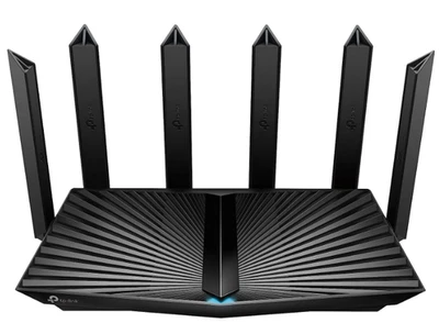 TP-LINK Archer AX3200 Tri-Band 7-Stream WiFi 6 Router ARCHER-3200 - Black - Image 1 of 3