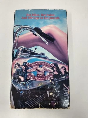 Masters of Menace VHS 1990 Rare OOP No DVD Release Obscure Bikers Gonzo Cult - Image 1 of 4