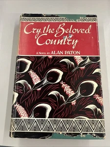 CRY THE BELOVED COUNTRY ALAN PATON 1953 HCDJ SCRIBNER'S - Picture 1 of 8