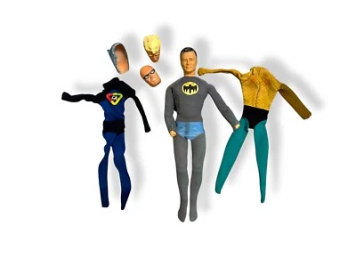 Captain Action Batman 1966 Ideal Vintage Action Figure (missing hands) - Image 1 of 4