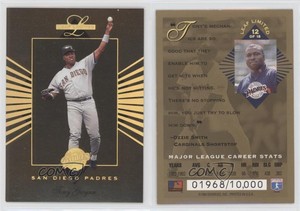 1994 Leaf Limited Gold All-Stars /10000 Tony Gwynn #12 HOF