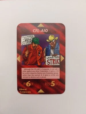 INWO Illuminati New World Order CFL-AIO 1995 Unlimited Edition *RARE CARD* Carta - Bild 1 von 2