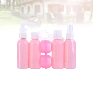 6 Pcs Flaschenset Reisen Flüssige Reiseflaschen Reise-Shampoo-Behälter - Bild 1 von 11