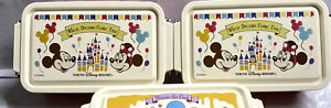Mickey Mouse Lunch Box Bento Disney Goods Souvenir Lot of 2