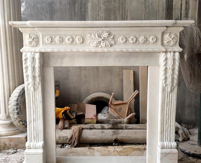 Marble Antique Fireplaces, Mantels u0026 Fireplace Accessories for sale | eBay