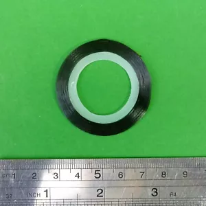 Roll of -1.00mm wide Black Pin Striping Tape for radio control car bodies - Picture 1 of 5