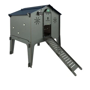 POLLY DUPLEX L GRIS gallinero para 10 gallinas con puerta automática Auto-Defend - Imagen 1 de 15