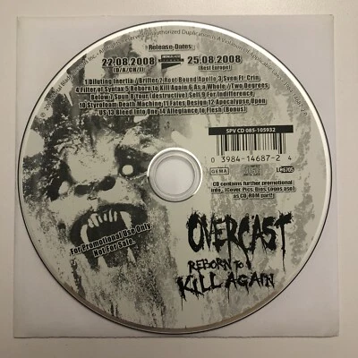 OVERCAST Reborn To Kill Again (Promo CD 2008 Metal Blade) - Bild 1 von 2