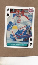 1995-96 bicycle NHL hockey aces patrick roy montreal canadiens ace spades