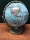 Replogle 12" Globe On Tabletop Stand Vintage World Ocean Series Made In USA