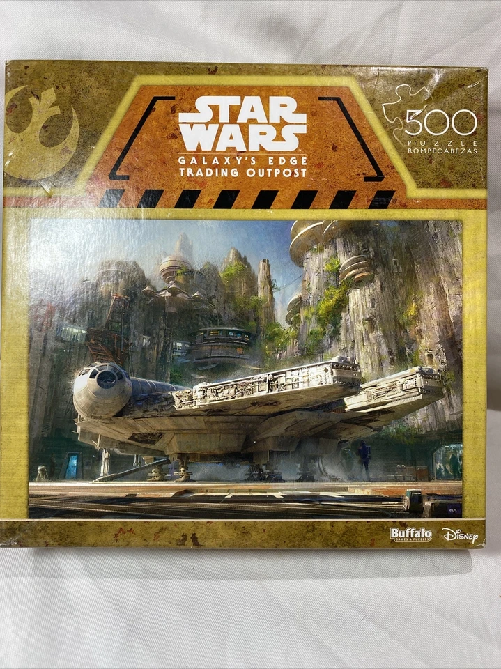 Star Wars GalaxyS Edge Trading Post 500 Piece Jigsaw Puzzle Buffalo Games