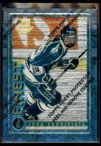 1994-95 Finest Juha Vuorivirta RC Finland #141