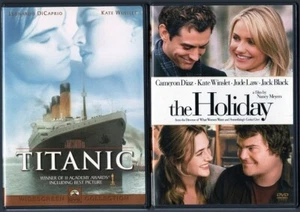 Kate Winslet DVD Lot - Titanic and The Holiday, Very Good - Picture 1 of 6