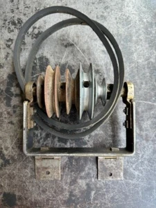 Vintage Small Lathe Countershaft Pulley Assembly With Belts - Picture 1 of 2