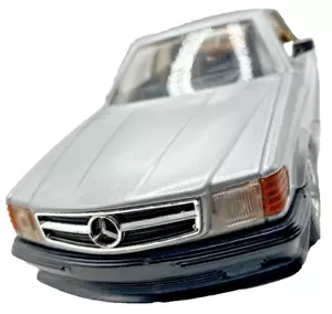 Bburago 1984 Mercedes 500 SEC 1/26 Rare Model Silver Tan Interior Made In Italy - Picture 1 of 16