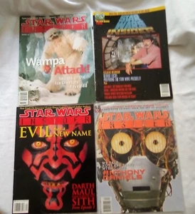 Star Wars Insider Magazine 4 issues 43 33 42 46 GeorgLucas Darth Maul Sith Wampa - Picture 1 of 7