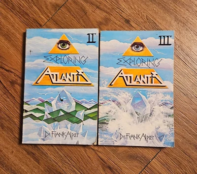 Lot of 2 Frank Alper Exploring Atlantis Volumes 2 & 3 1990 / 1986 PB Good - Image 1 of 4