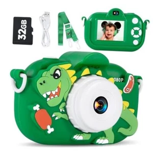 Kids Camera Toys for Boys Age 3-8, 1080P Toddler Digital Camera with 32GB Green - Picture 1 of 8