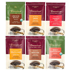 alternative coffee maker - Teeccino Herbal Coffee Sampler - 6 x 30g Trial Size Chicory Coffee Alternatives 