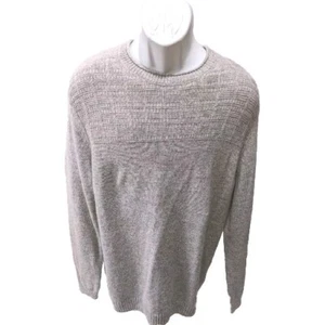 Tasso Elba Wool Alpaca Blend Pullover Sweater Mens L Fisherman Sweater     #sk2 - Picture 1 of 7