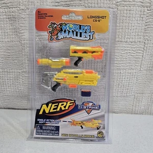 World's Smallest #5174 N-STRIKE LONGSHOT CS-5 MINI Toys With Darts NEW - Picture 1 of 4