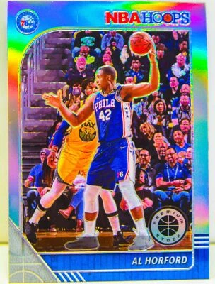 Al Horford 2019-20 Panini NBA Hoops Premium Stock Silver Prizm Card #260 76ers - Image 1 of 4