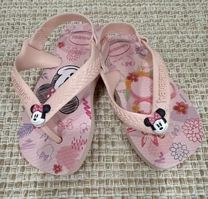 Havaianas Disney Minnie BABY Classic Flip Flop Sandals Size:7 NEW - Picture 1 of 5