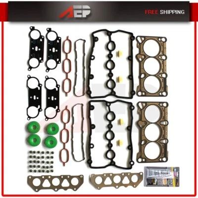 Head Gasket Set for 2002 2003 2004 Audi A6 Quattro 3.0L V6 DOHC Engine AVK BGN - Image 1 of 4