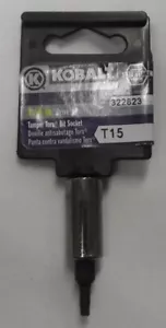 Kobalt 23764 1/4" Drive T-15 Torx Bit Socket 1/4" Drive USA - Picture 1 of 1