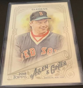 ROGER CLEMENS 2018 Topps Allen & Ginter 5x7 233 s# 12/49 Boston Red Sox - Picture 1 of 3
