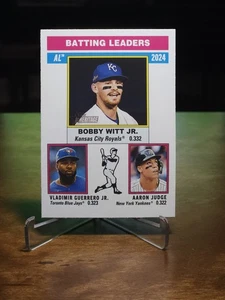 2025 Topps Heritage - Aaron Judge, Vladimir Guerrero Jr., Bobby Witt Jr. #192 - Imagen 1 de 2
