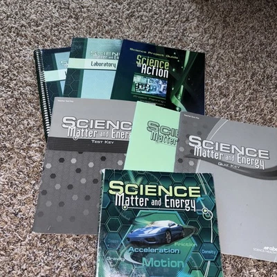 Abeka 9 Grade Science Matter and Energy Lot of Books - Image 1 of 4