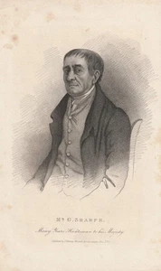 1827 Mr. George Sharpe Royal Huntsman England Jäger Kupferstich-Porträt - Picture 1 of 1