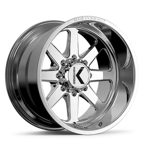 22x10 KG1 Forged KT057 Okto Polished Wheel 8x180 (-18mm) - Picture 1 of 5