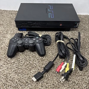 Sony PlayStation 2 PS2 Fat Konsole Bundle SCPH-50001 getestet LESEN - Bild 1 von 12