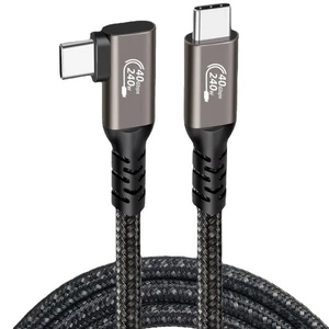 Type-C Male to Type-C Male Cable 240W 40Gbps USB C Cable Charging Data Sync Cord - Picture 1 of 8