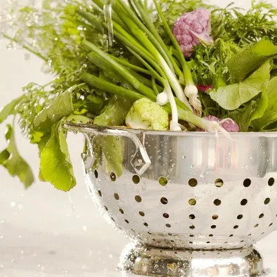 NWT 5 qt All Clad Stainless Steel Colander -Dishwasher Safe-Handles-Quick Drying - Image 1 of 4