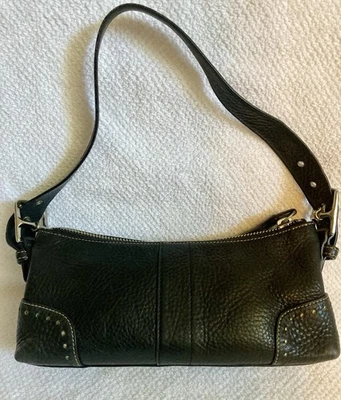 ТРЕНЕР Y2K винтажный Hampton Demi 5052 маленький черный наплечная сумка сумочка «Нетронутый» - Изображение 1 из 4