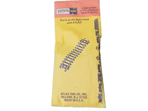 ATLAS #2511 1/2 - 9 3/4" RADIUS CURVED TRACK (6er Pack) - Spur N NOS - Bild 1 von 2