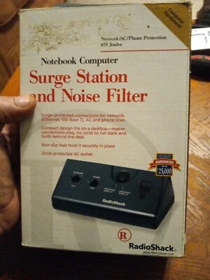 RadioShack Notebook Computer Surge Station And Noise Filter Network/AC/Phone  - Image 1 of 4